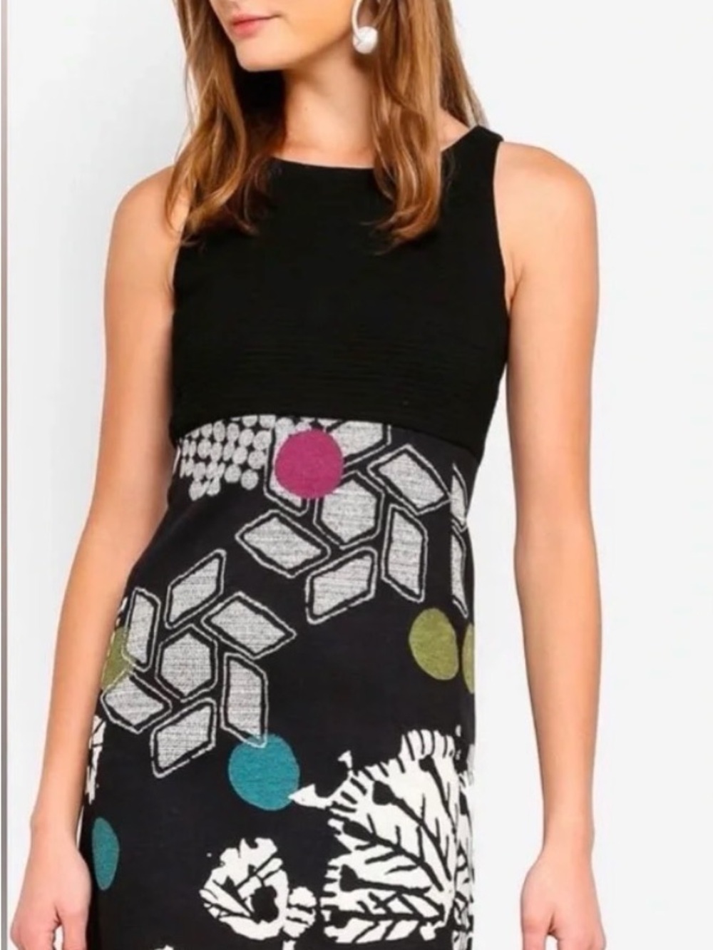 Desigual Christine Lacroix “Sheila” Patterned Sheath Dress
